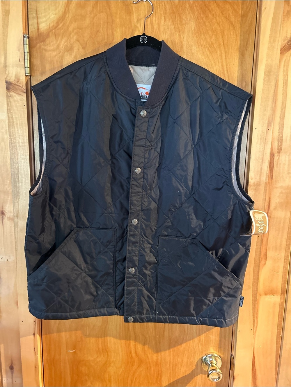 Sorel Work Pro Quilted Workwear Vest Black XXL